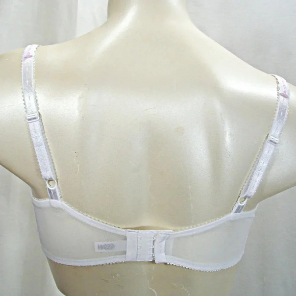 32B Felina 5894 Harlow Sheer Lace Full Bust Underwire  Bra White‎ NWT - Picture 13 of 16